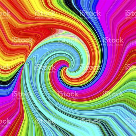 Psychedelic Swirls Of Vibrant Rainbow Colors Free Art Prints
