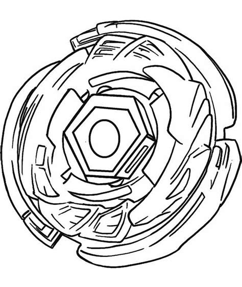 A Beyblade Coloring Page Free Printable Coloring Pages For Kids
