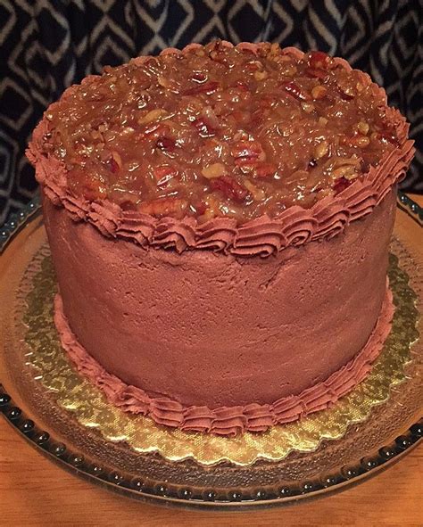 It is credited as a wilton recipe. Six inch German chocolate cake | Almond cakes, Cake ...