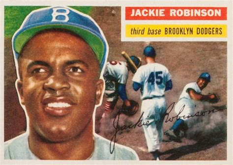 1956 Topps Jackie Robinson 30 Baseball Vcp Price Guide