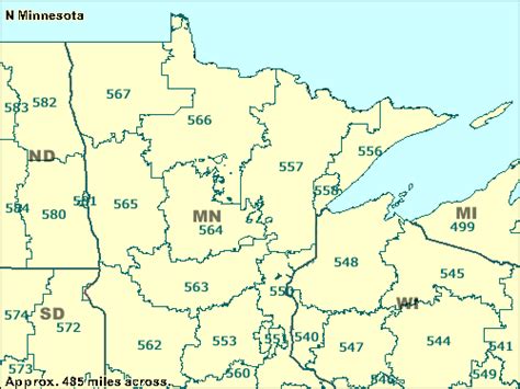 30 Map Of Minnesota Area Codes Maps Online For You