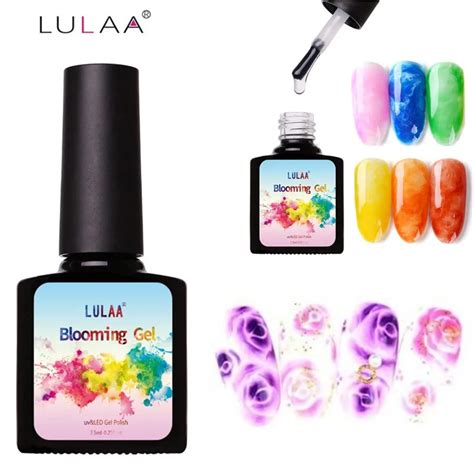newest 7 5ml blossom gel polish diy nail art design blossom flowers color uv nail gel polish