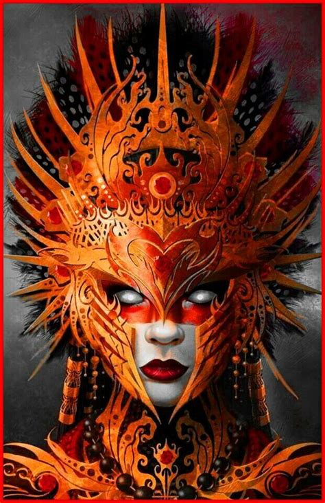 Collection by taylor steffan • last updated 9 days ago. Red tribal mask | Masks masquerade, Beautiful mask, Fantasy