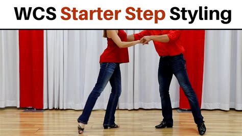West Coast Swing Starter Step With Styling Options Youtube West