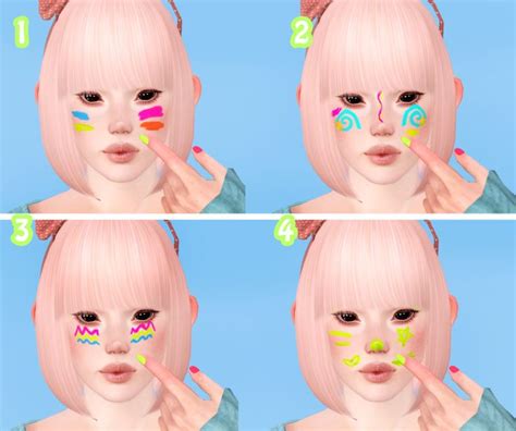 Sims 4 Cc White Face Paint Klofrenzy