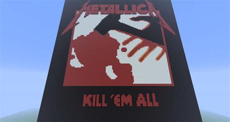 Metallica Kill Em All Album Cover Minecraft Project