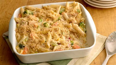 With a list of simple but tasty ingredients, this dish can be made to meet. Cheesy Tuna Noodle Casserole recipe from Pillsbury.com