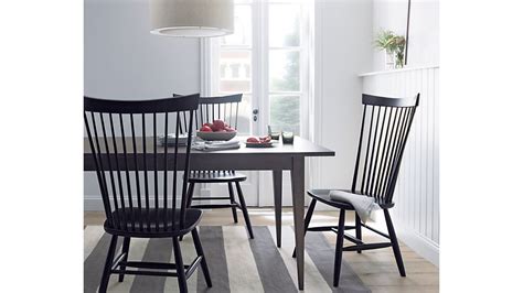 Black wooden dining chairs are very popular now a day. Marlow II Black Wood Dining Chair in Dining Chairs | Crate ...