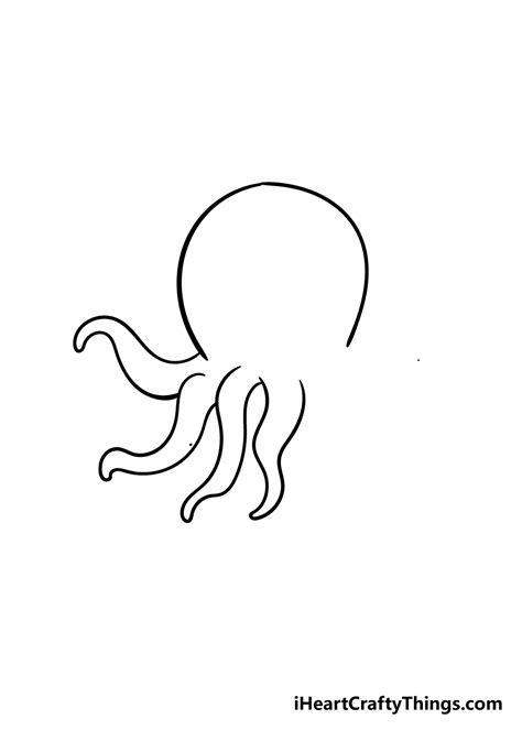 Octopus Drawing How To Draw An Octopus Step By Step