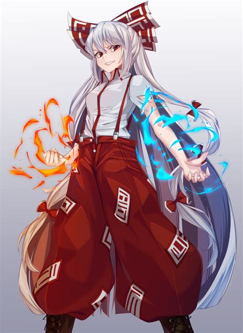 Fujiwara No Mokou Touhou Image By Montygluey Zerochan