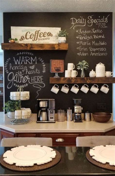 30 Best Home Coffee Bar Ideas For All Coffee Lovers
