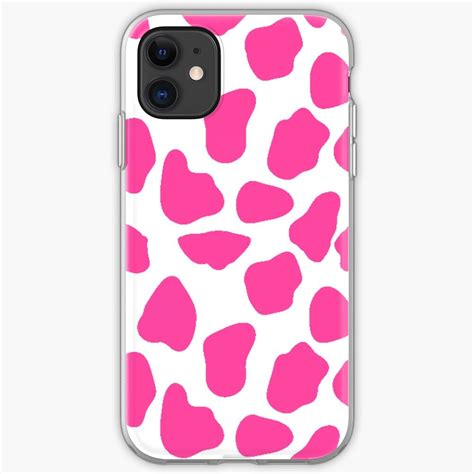 Pink Cow Print Iphone Case And Cover By Laurencude Redbubble