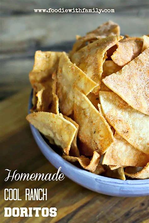 Homemade Cool Ranch Doritos