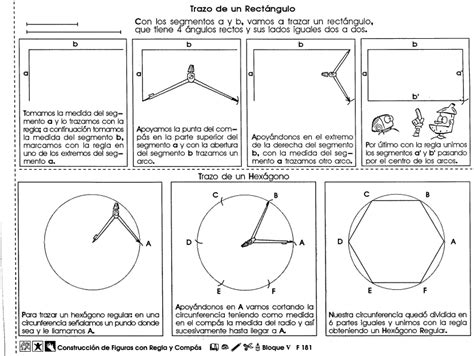 Como Construir Figuras Geometricas Con Regla Y Compas 2023