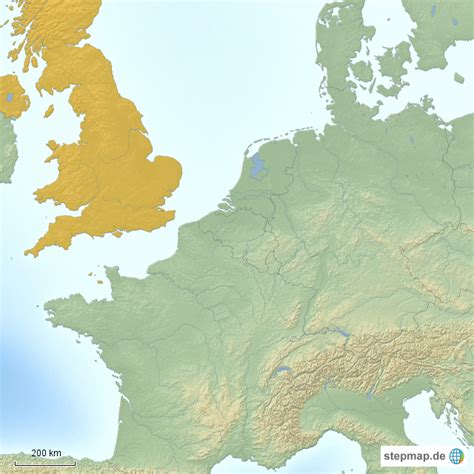 Stepmap England Deutschland Landkarte Für Deutschland