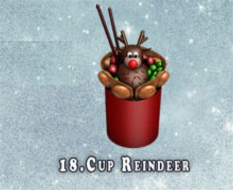 Second Life Marketplace 18sesewinter Ice Rink Cup Reindeer