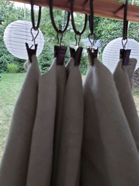 How I Turned Drop Cloths Into Stunning Outdoor Curtains Hometalk