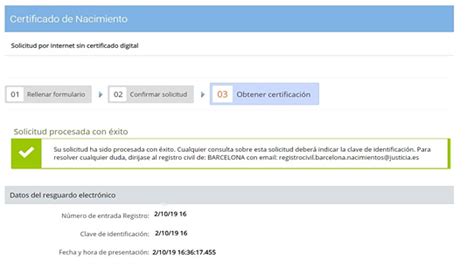 C Mo Pedir Un Certificado De Nacimiento En Espa A