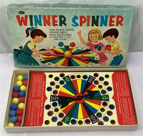 1959 Winner Spinner Game By Whitman Complete In Very Good Etsy