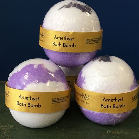 Amethyst Bath Bomb Mineral Springs Trading Co