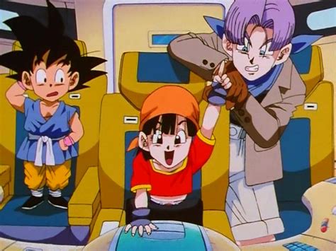 Goku Pan And Trunks Dragon Ball Gt Dragon Ball Dragon