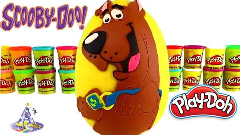 Huevo Sorpresa Gigante De Scooby Doo De Plastilina Play Doh En Español