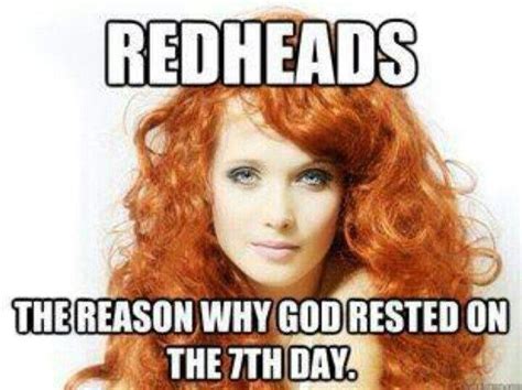 Redheads The Reason God Rested On The 7th Day Natuurlijk Rood Haar