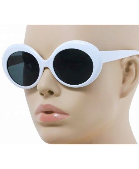Elite Nirvana Kurt Cobain Oval Bold Vintage Sunglasses For Women Men