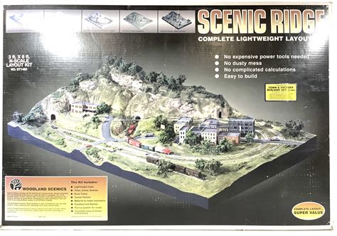 Sold Price Woodland Scenics Scenic Ridge Layout Kit May 5 0122 12