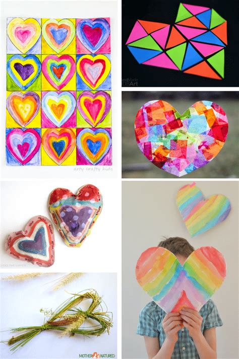 Heart Art Projects Arty Crafty Kids