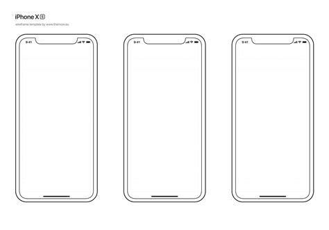 Iphone Wireframe Vector At Collection Of Iphone