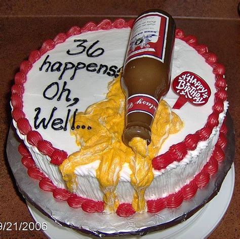 Beer Spill My Husband Could Not Wait For Me To Post This This Is His 36th Birthday Cake And