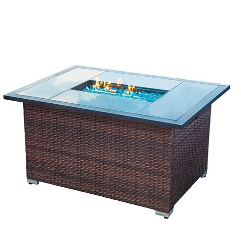 Buy Cosiest Outdoor Propane Fire Table 44 Inch X 32 Inch Rectangle
