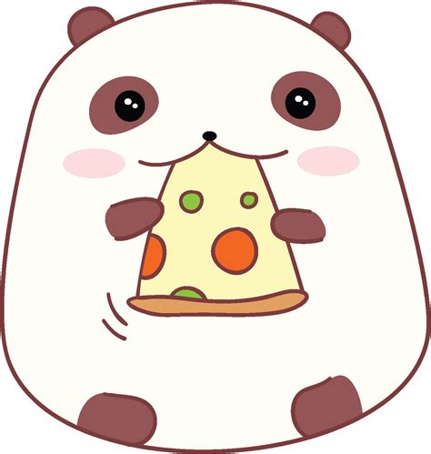Adorable Cute Chubby Kawaii Panda Bear Cartoon 7 Vinyl Decal Sticker