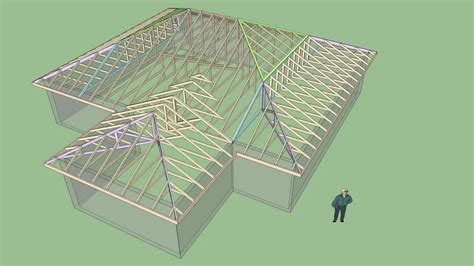 Complex Truss Hip Roof D Warehouse