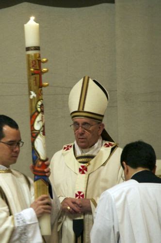 Brian Baker A Seminarian From The Archdiocese Of Atlanta Carries The Paschal Candle After It