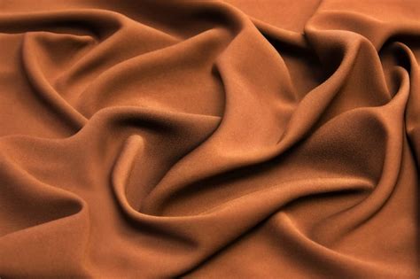 Premium Photo Abstract Brown Color Silk Chiffon Fabric Texture