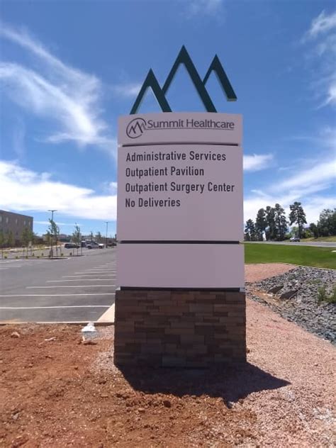 Summit Healthcare By Jones Sign Company At Summit Healthcare Show Low