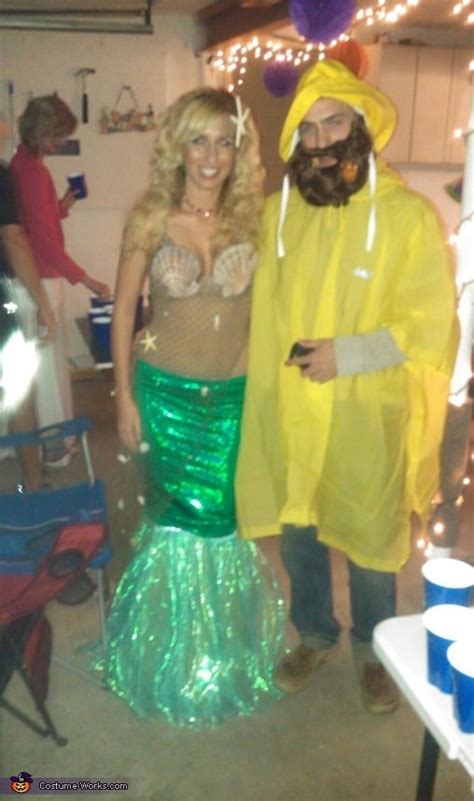 Mermaid And Fisherman Halloween Couples Costume Ideas