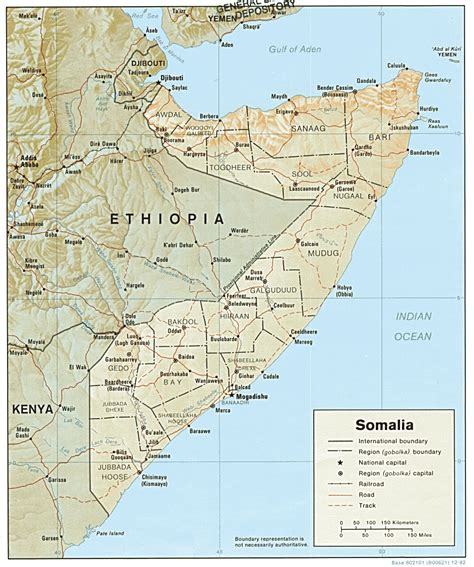 Maps Of Somalia Map Library Maps Of The World