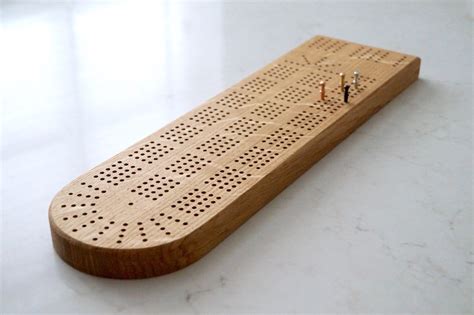 Personalised Wooden Cribbage Board