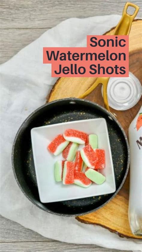 Sonic Watermelon Jello Shots Alcohol Recipes Watermelon Jello Jello