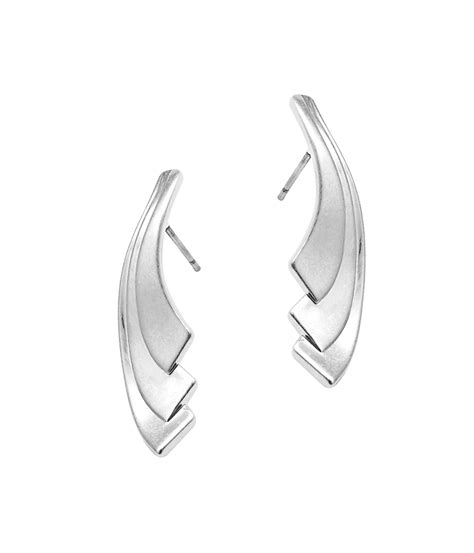 Silver Plated Earrings Earringstuds Design Imagesandideasjewelry Hunt