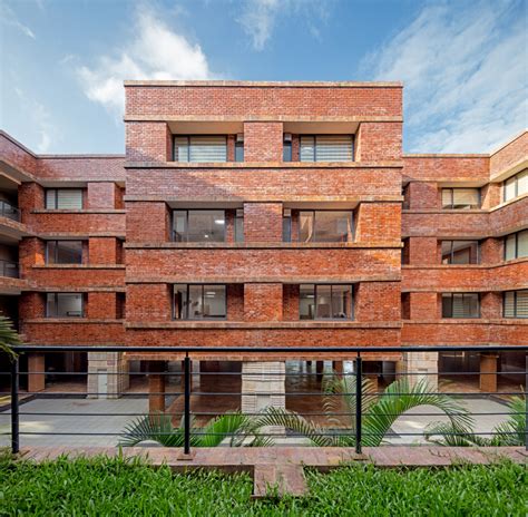 Studio Lotus Creates Patterend Brick Facade For Indian Government
