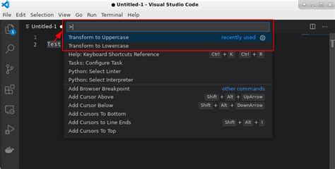 Esitellä 80 Imagen Visual Studio Code Uppercase Shortcut Abzlocal Fi