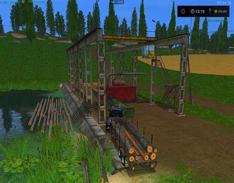 Fs17 Goose Neck Logging Trailer Autoload V10 Farming Simulator Mod