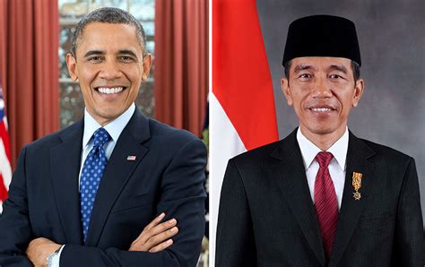 Barack Obama를 닮은 Indonesian President Joko Widodo