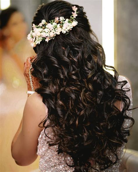 Indian Wedding Hairstyles For Long Hair Simple Wavy Haircut