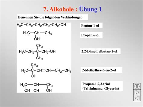 In diesem video erkläre ich euch die wichtigsten iupac regeln, mit denen ihr verzweigte alkane richtig benennen könnt. PPT - Nomenklatur organischer Verbindungen nach den IUPAC ...