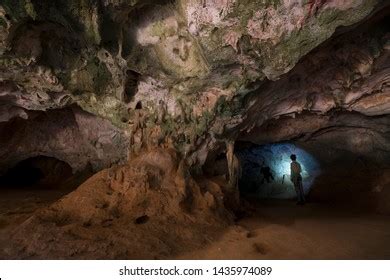 Quadirikiri Cave Arikok National Park Aruba Stock Photo